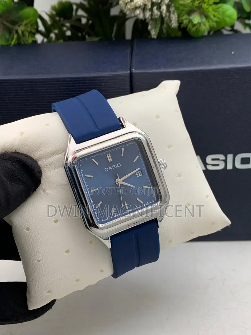 Stylish Casio Rectangular Watch – Multiple Colors Available!