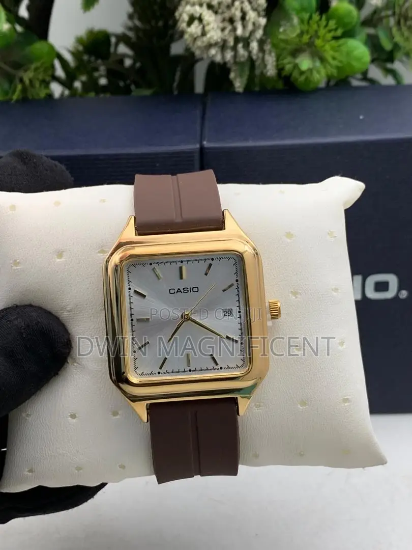 Stylish Casio Rectangular Watch – Multiple Colors Available!