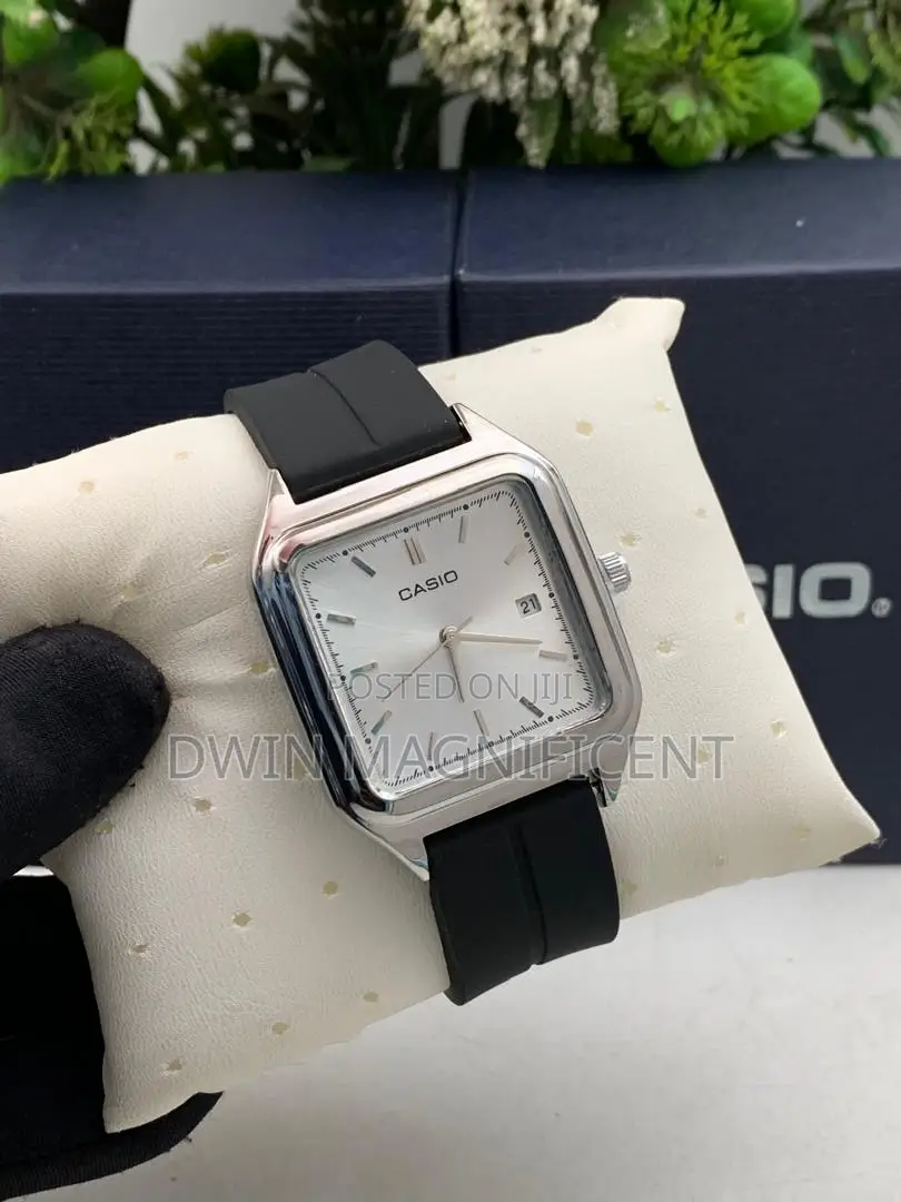 Stylish Casio Rectangular Watch – Multiple Colors Available!
