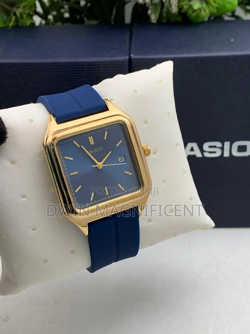 Stylish Casio Rectangular Watch – Multiple Colors Available!