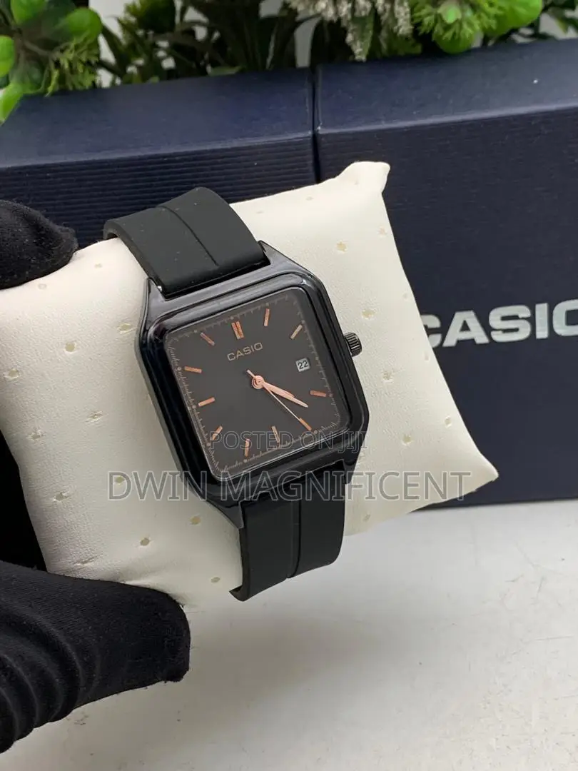 Stylish Casio Rectangular Watch – Multiple Colors Available!
