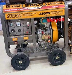 4.6kva 2 in 1 Diesel Welder Generator With 180amps Current - Gdw65001
