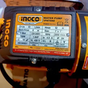 1 Horsepower Peripheral Water Pump With 750w Copper Motor - Vpm75068