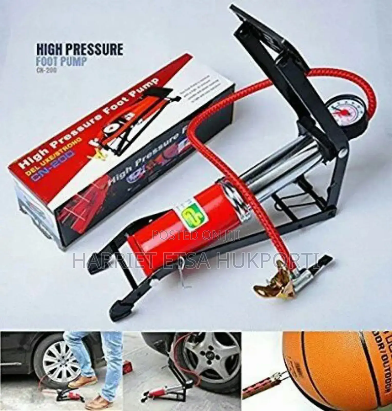 Brand New Manual Pressure Foot Tyre Pump