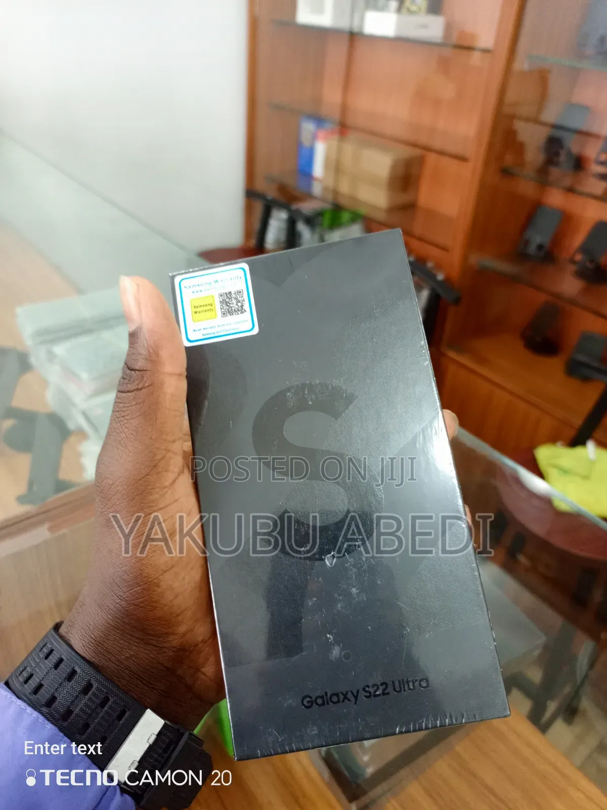New Samsung Galaxy S22 Ultra 5G 128 GB Black