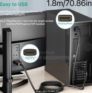 Displayport to HDTV Gold-Plated Cable - At 30hz, at 60