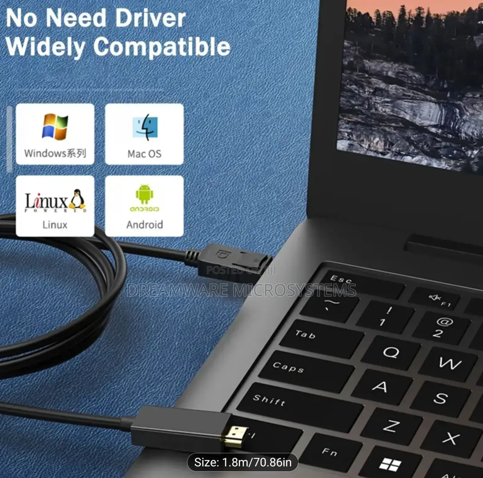 Displayport to HDTV Gold-Plated Cable - At 30hz, at 60