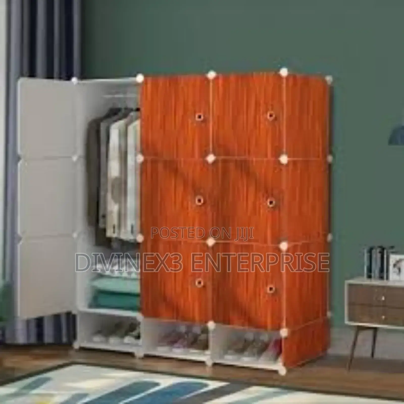 9 Cube Plastic Wardrobe