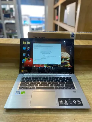 Laptop Acer 8GB Intel Core I5 SSD 256GB