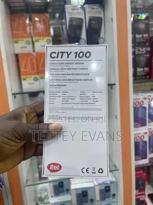 New Itel City 100 128 GB Black