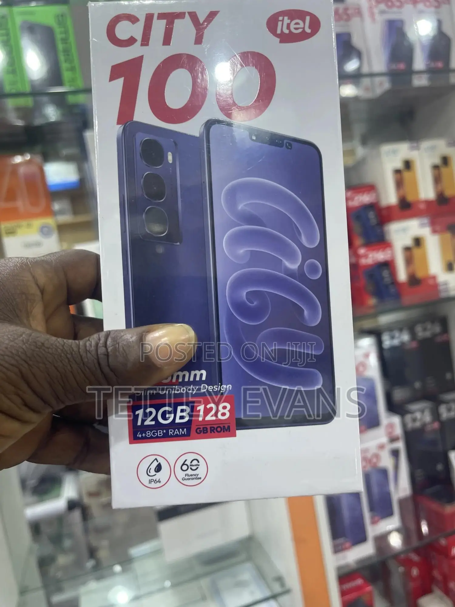 New Itel City 100 128 GB Black
