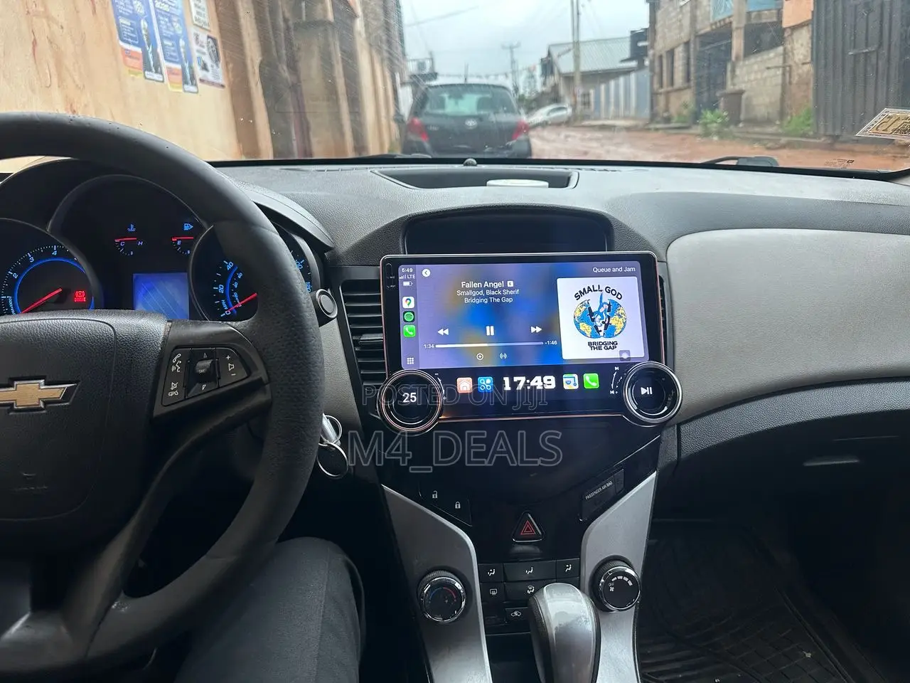 Original Dual Knob Carplay Stereo For Chevrolet Cruze 2014
