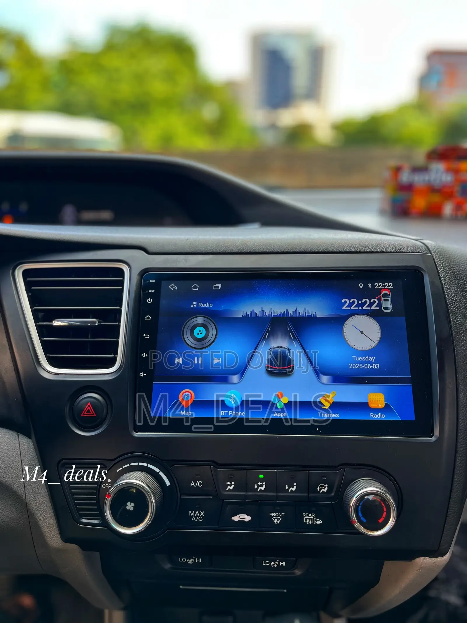 Honda Civic 2015 Original Stereo System Upgrade