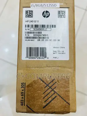 New Laptop HP 240 G9 8GB Intel Core I5 SSD 512GB