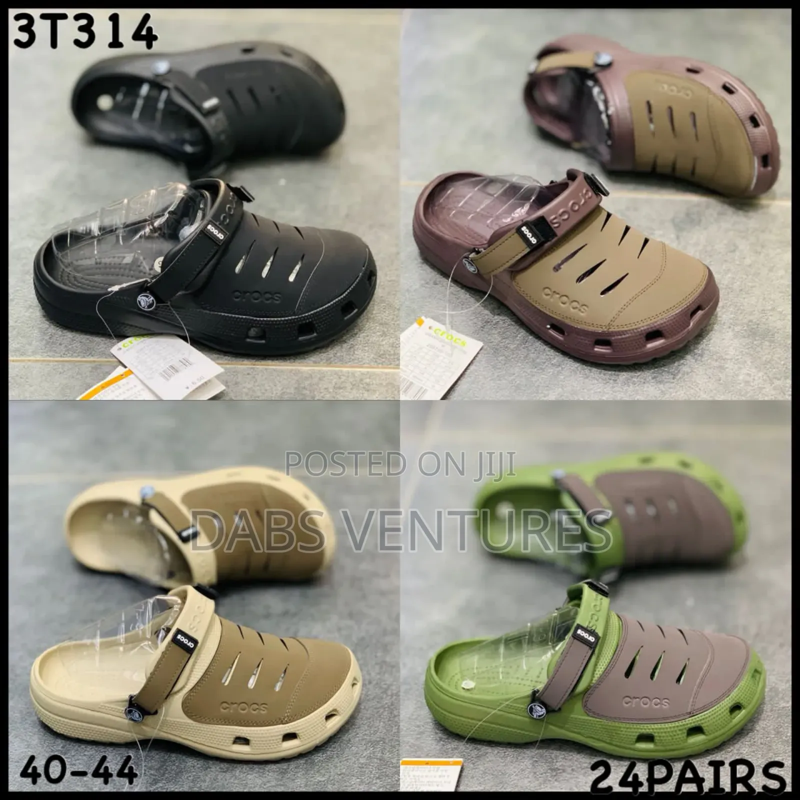 Iconic Gent Clogs Crocs Wear. 40-47