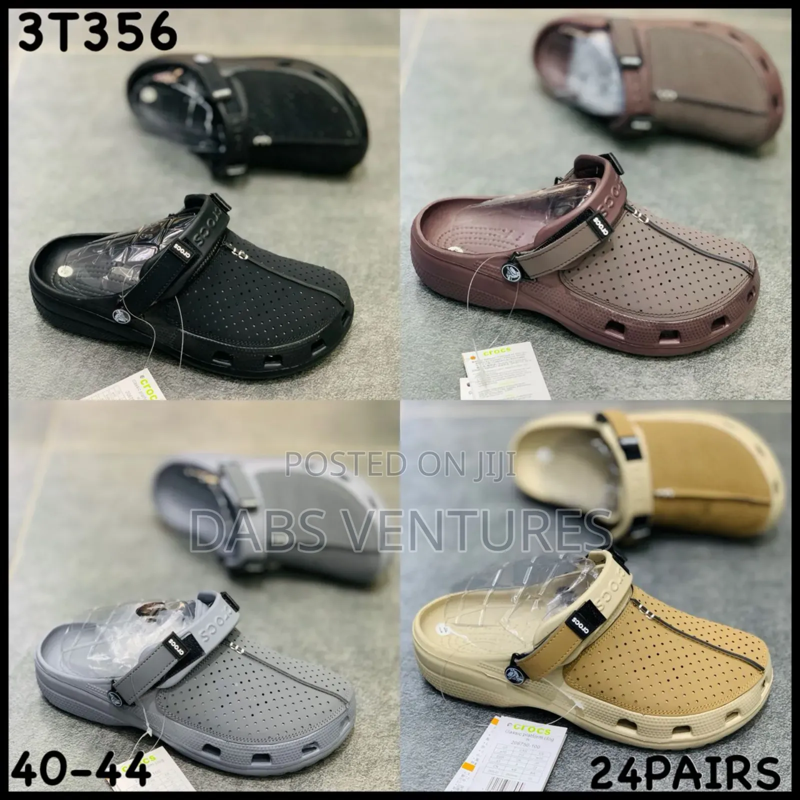 Iconic Gent Clogs Crocs Wear. 40-47