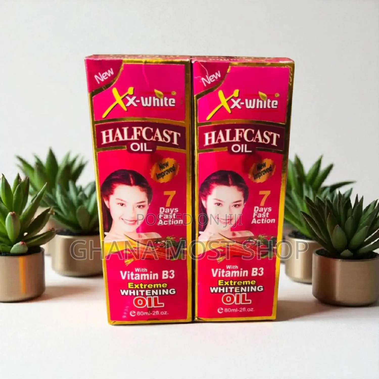 Xx White Half Cast Body Oil (58333)