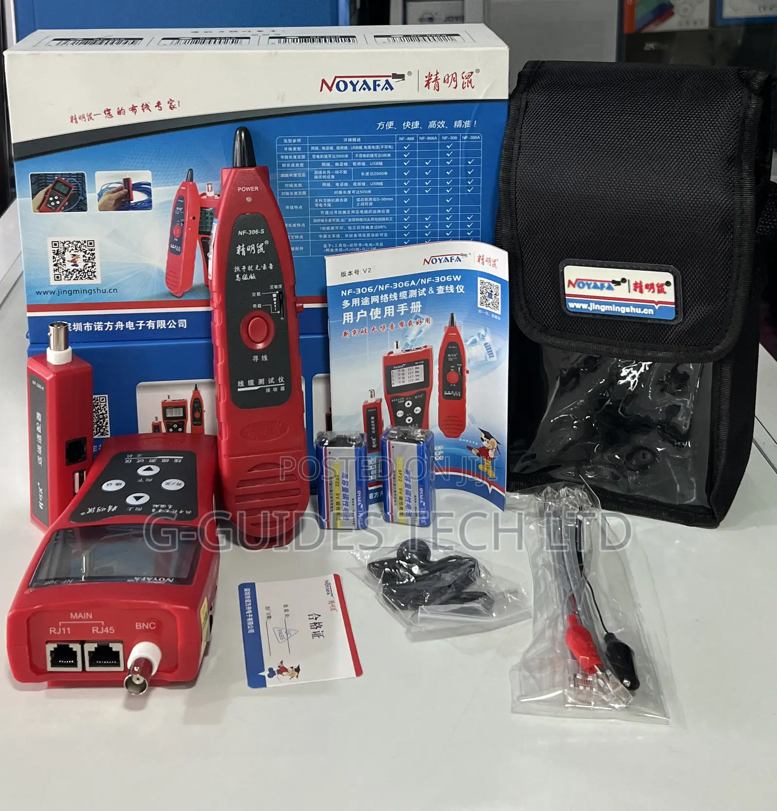 Noyafa Nf-306 Multi-purpose Network Cable Tester And Tracker