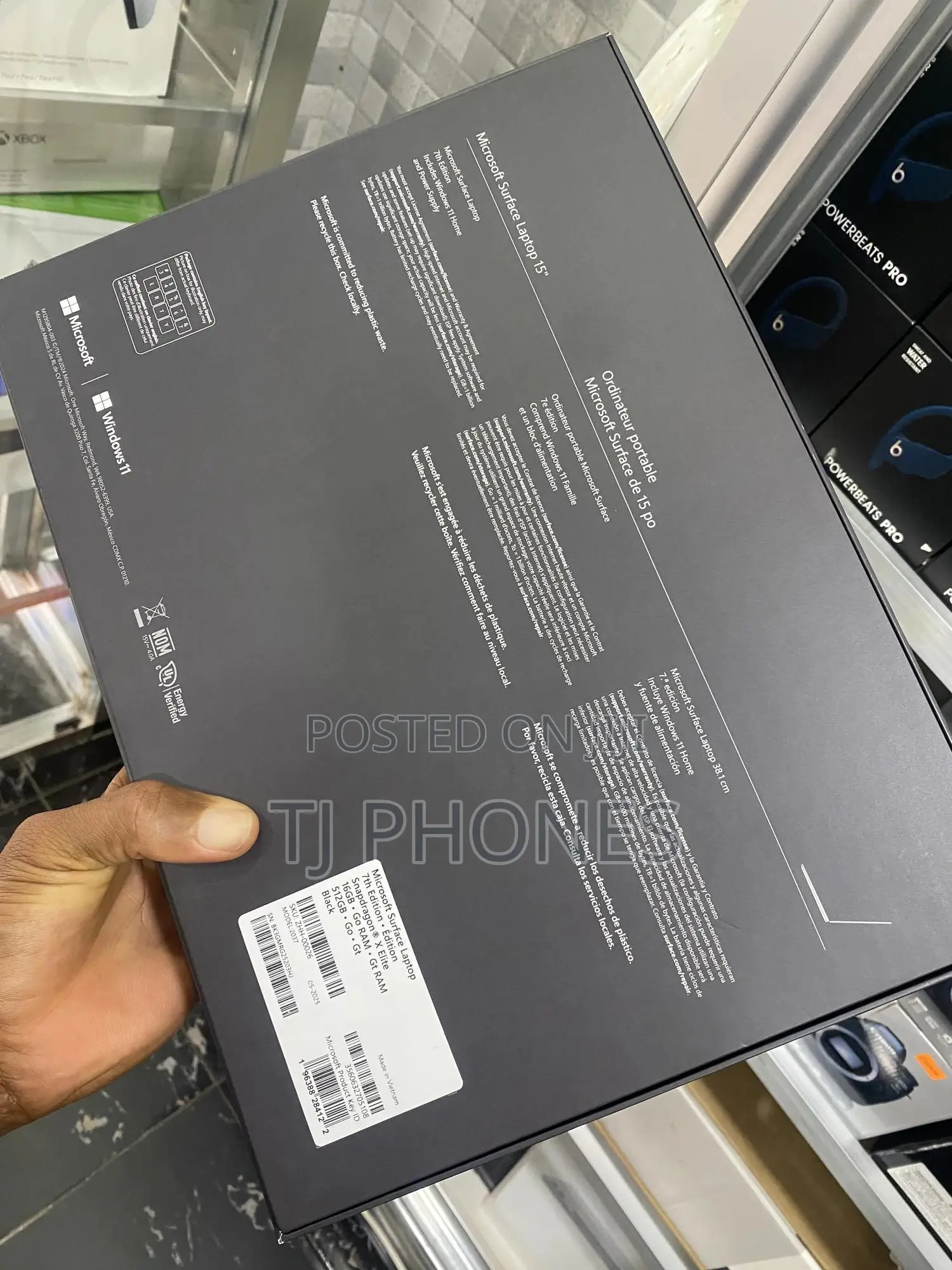 New Microsoft Surface Laptop 7 16GB Qualcomm Snapdragon X Elite 512GB