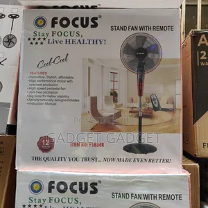 Focus Standing Fan With a Remote