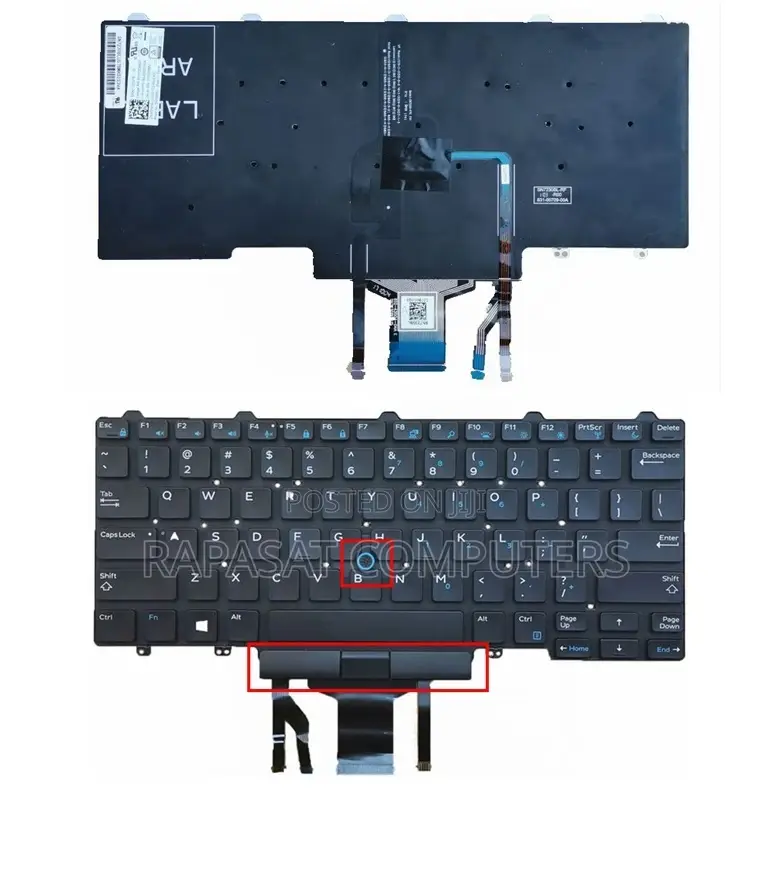 Dell E5450 E5470 E7450 E7470 7480 5488 5490 Backlit Keyboard