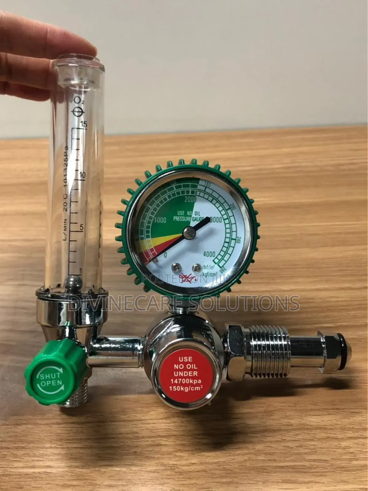 Oxygen Flow Meter Regulator