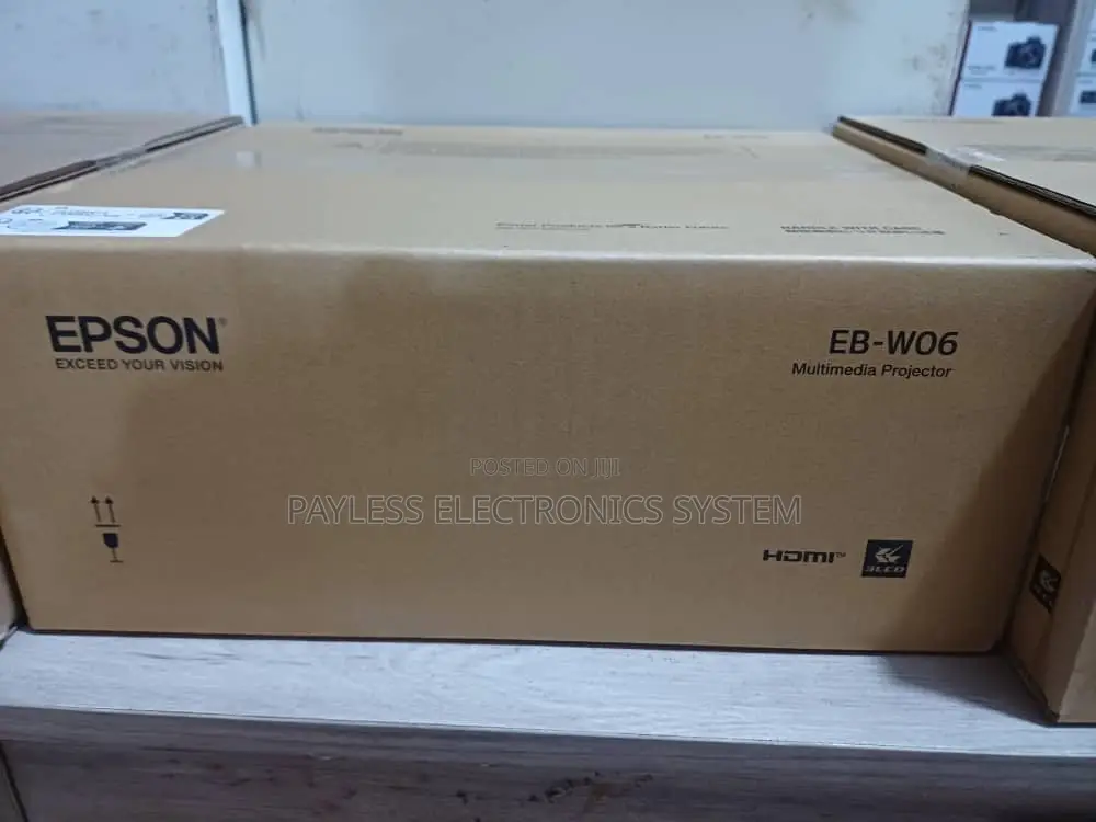 Epson Eb-W06-3600 Lumens, Hdmi,Vga,Usb Projectors