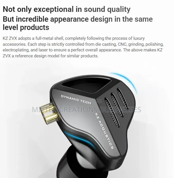 Kz ZVX Pro Metal Inear