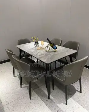Marble Dinning Table With 6 Chairs