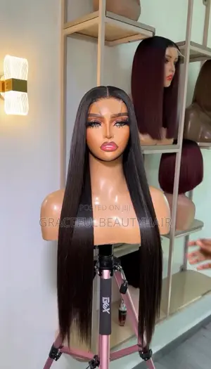 24” Black SDD Bone Straight Caps Kim K Closure