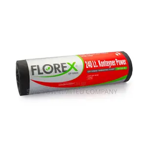 Florex 240 Litre Container Power Trash Bag ( Black)