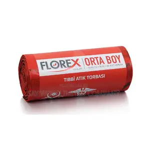 Florex 40 Litre Medical Waste Medium Size Bin Liner ( Red )
