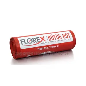 Florex 60 Litre Medical Waste Big Size Trash Bag ( Red )