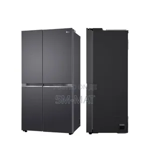 Essence Matte Black Lg Gc-B257kqjw 674l Side by Side Fridge