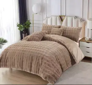Luxurious Rabbit Plush Duvet 6pieces Set Available in Colors