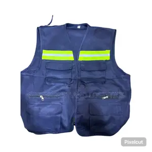 Khaki Reflector Vest