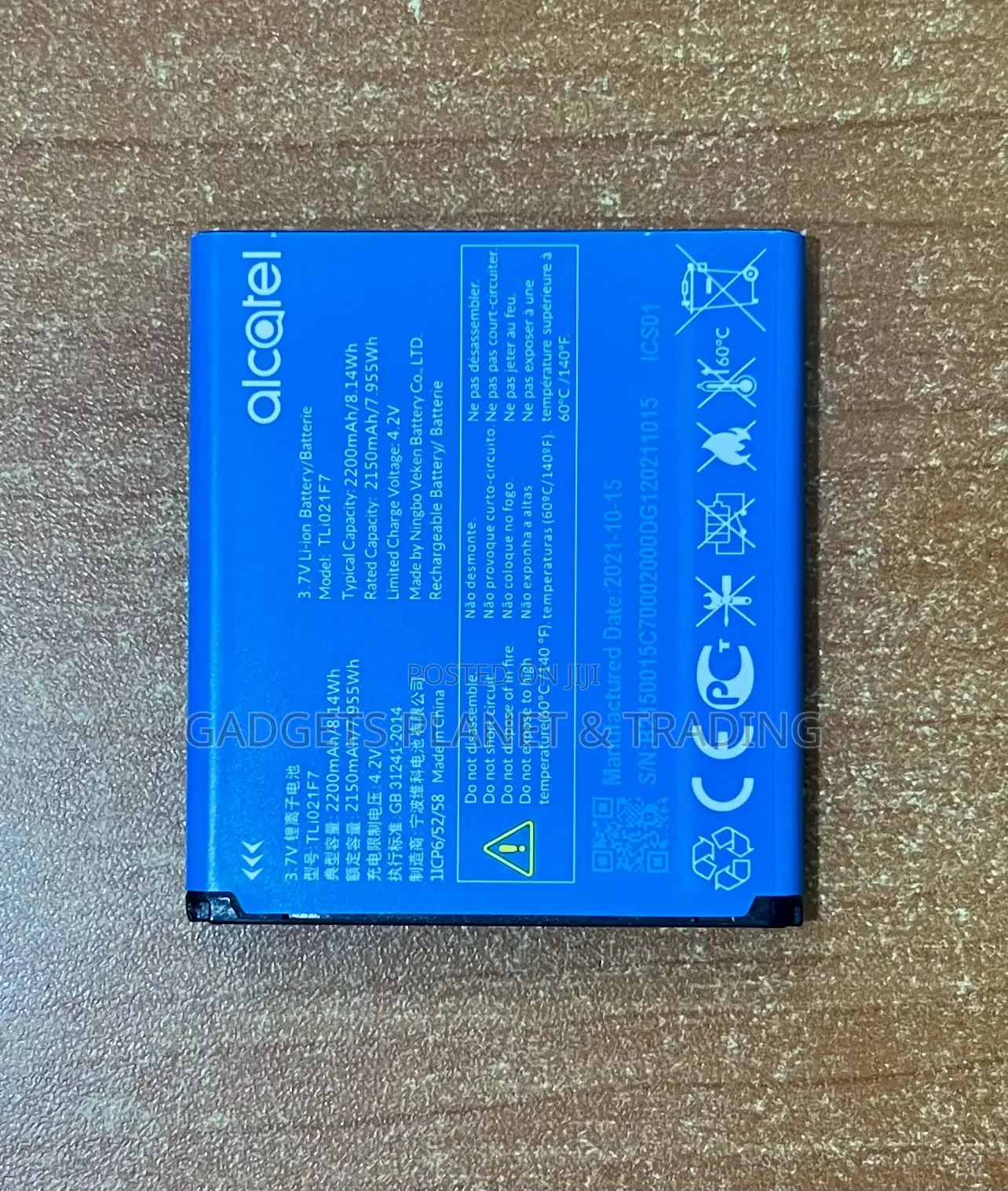 Genuine Alcatel Tli021f7 Battery for Alcatel Mifis