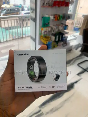 Green Lion Smart Ring With Charging Case