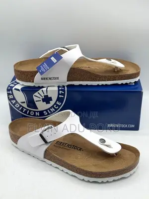Birkenstock Gizeh Thong Sandals “ White “