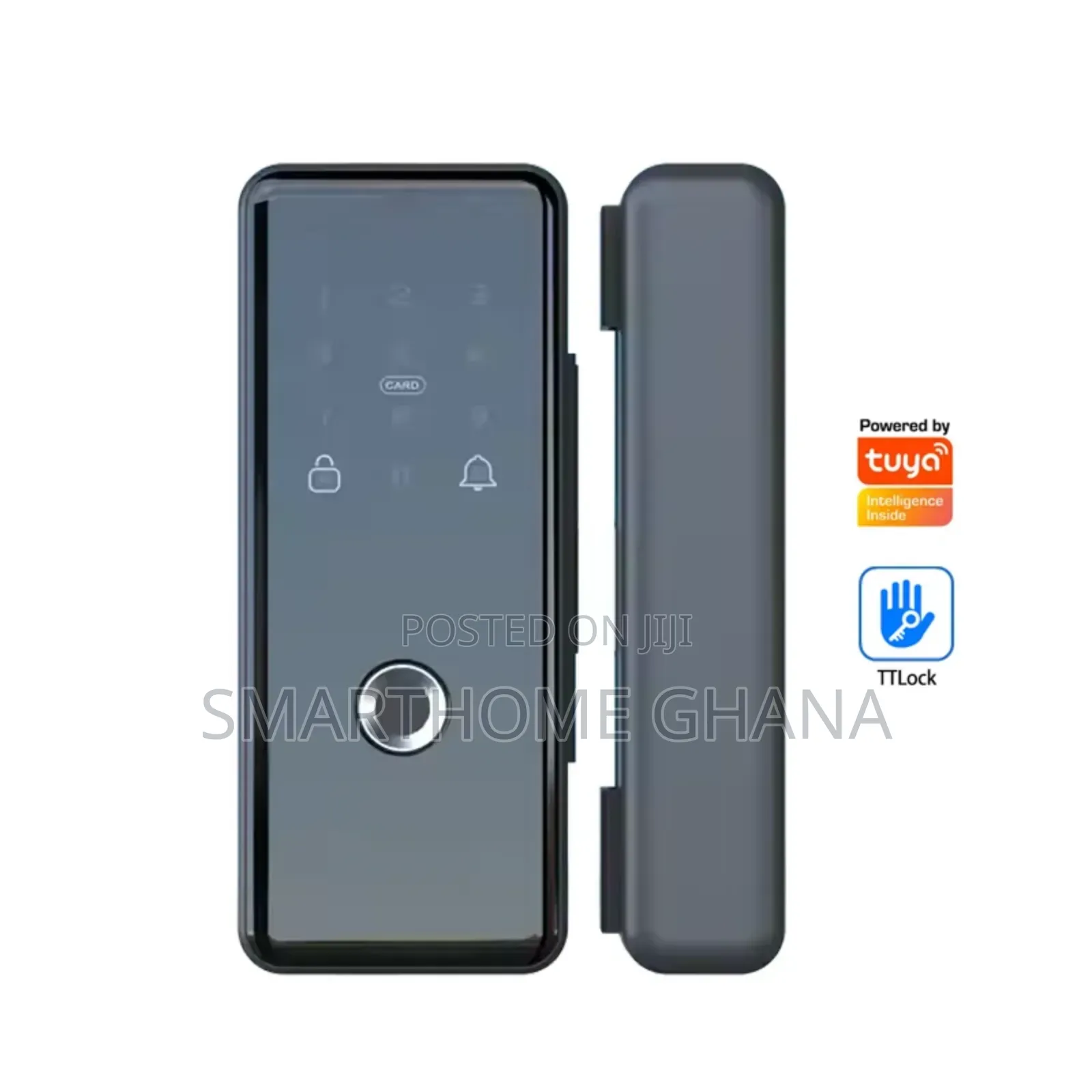 Fingerprint Smart Lock for Frameless Glass Doors