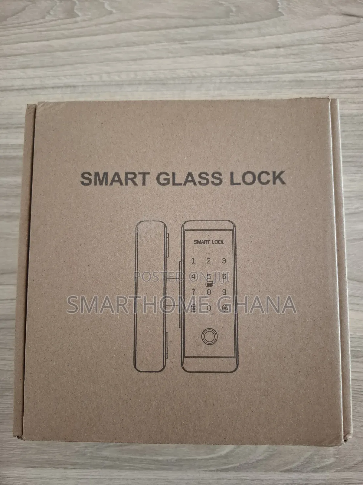 Fingerprint Smart Lock for Frameless Glass Doors