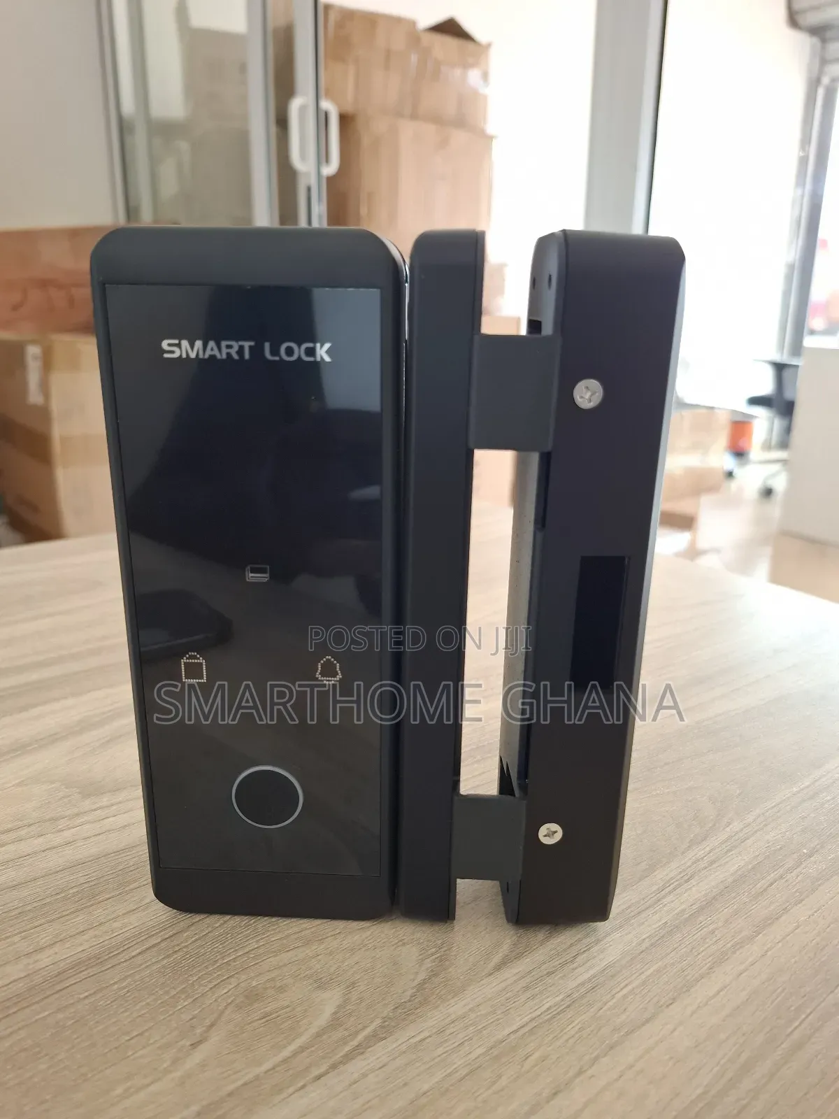 Fingerprint Smart Lock for Frameless Glass Doors
