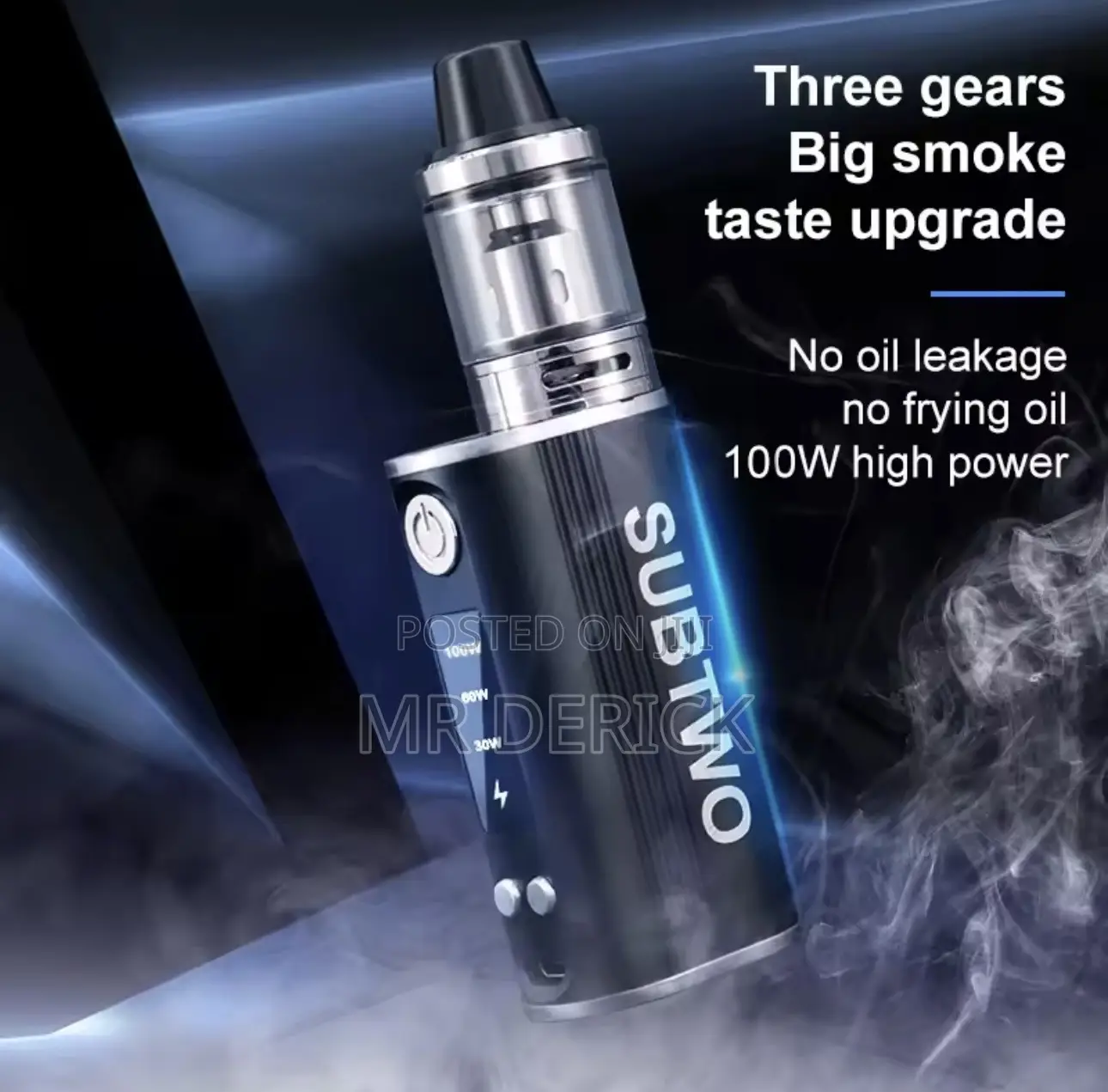 Subtwo 100w Box Mod E Cigarettes Kit Power Adjust Vape Pen