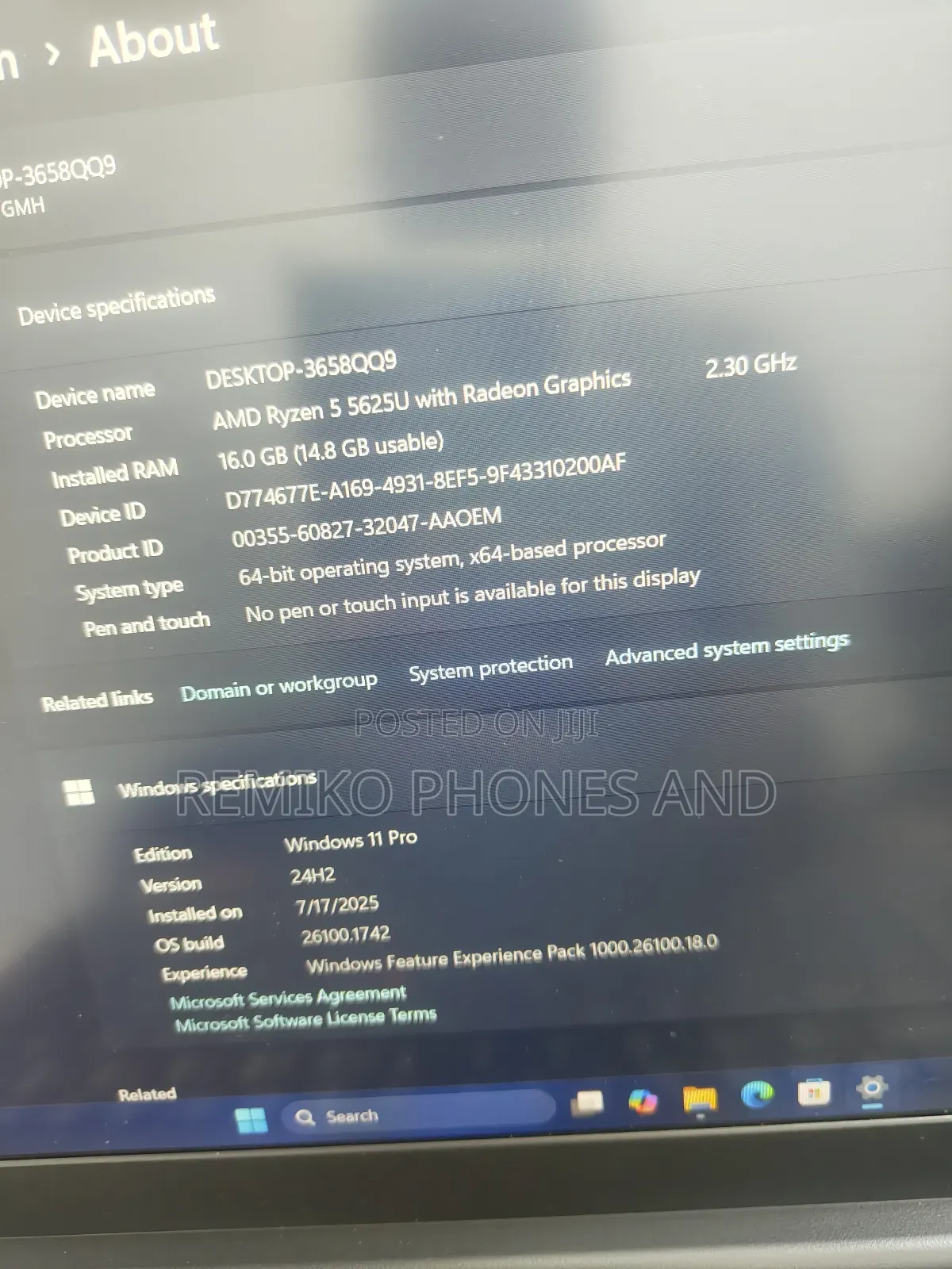 Laptop Lenovo Thinkpad E15 16GB AMD Ryzen 5 SSD 512GB