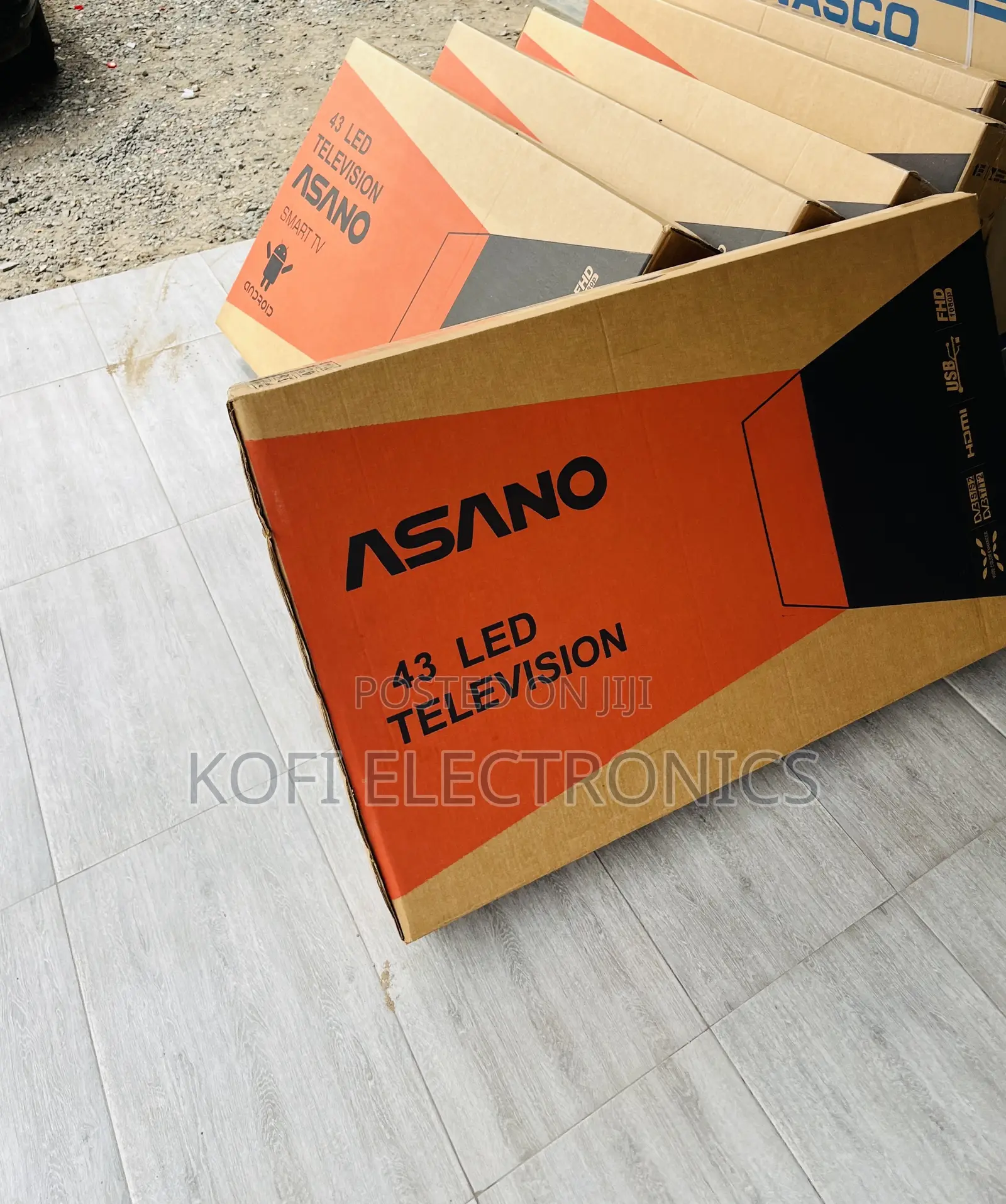 Check Out Original Asano 43” Digital Satellite Led Tv(Black)