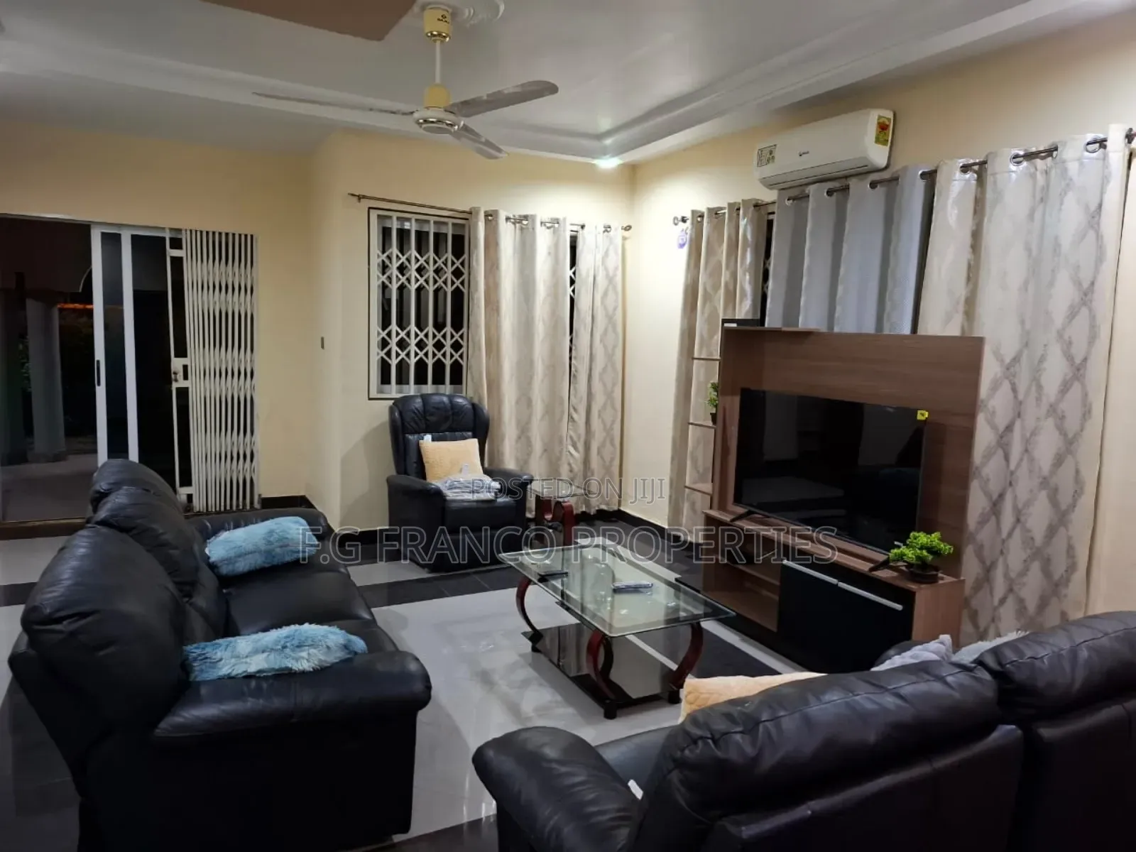 Furnished 3bdrm House in Kg Franco Properties, Sakumono for rent