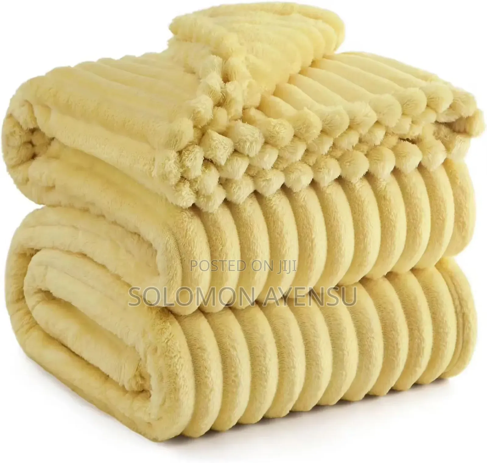 Soft Ribbed Blanket Available in Different Colours