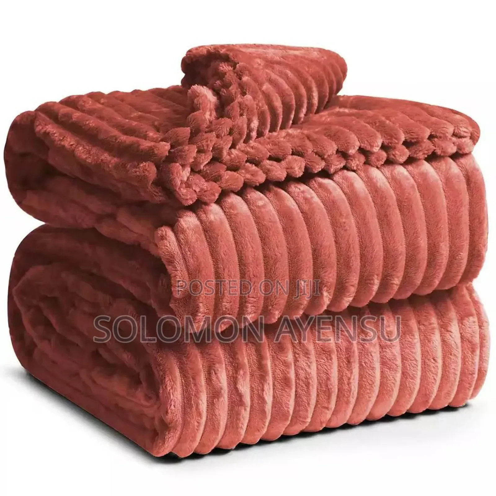 Soft Ribbed Blanket Available in Different Colours