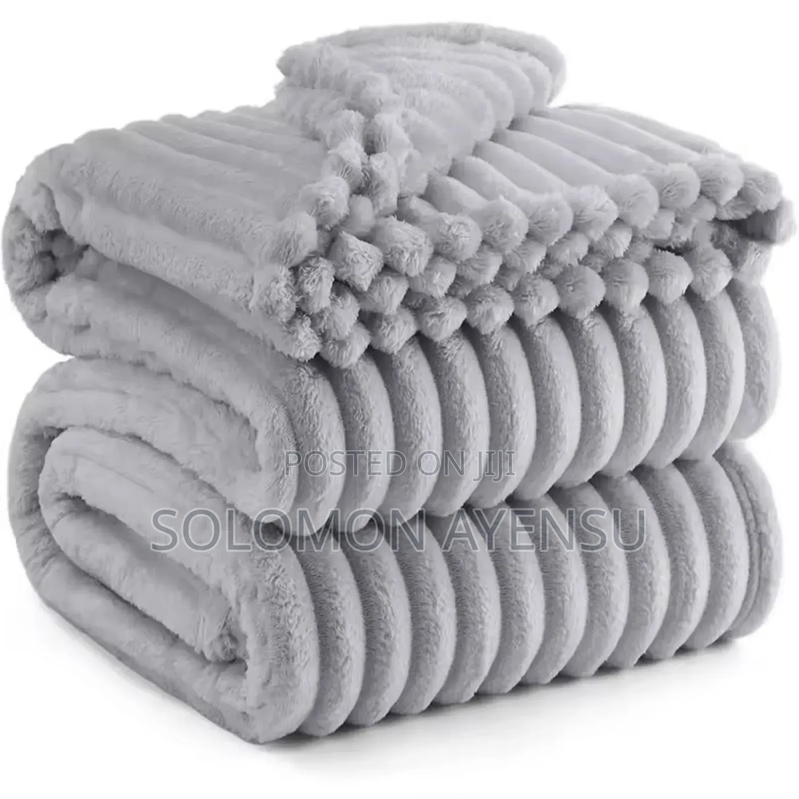 Soft Ribbed Blanket Available in Different Colours
