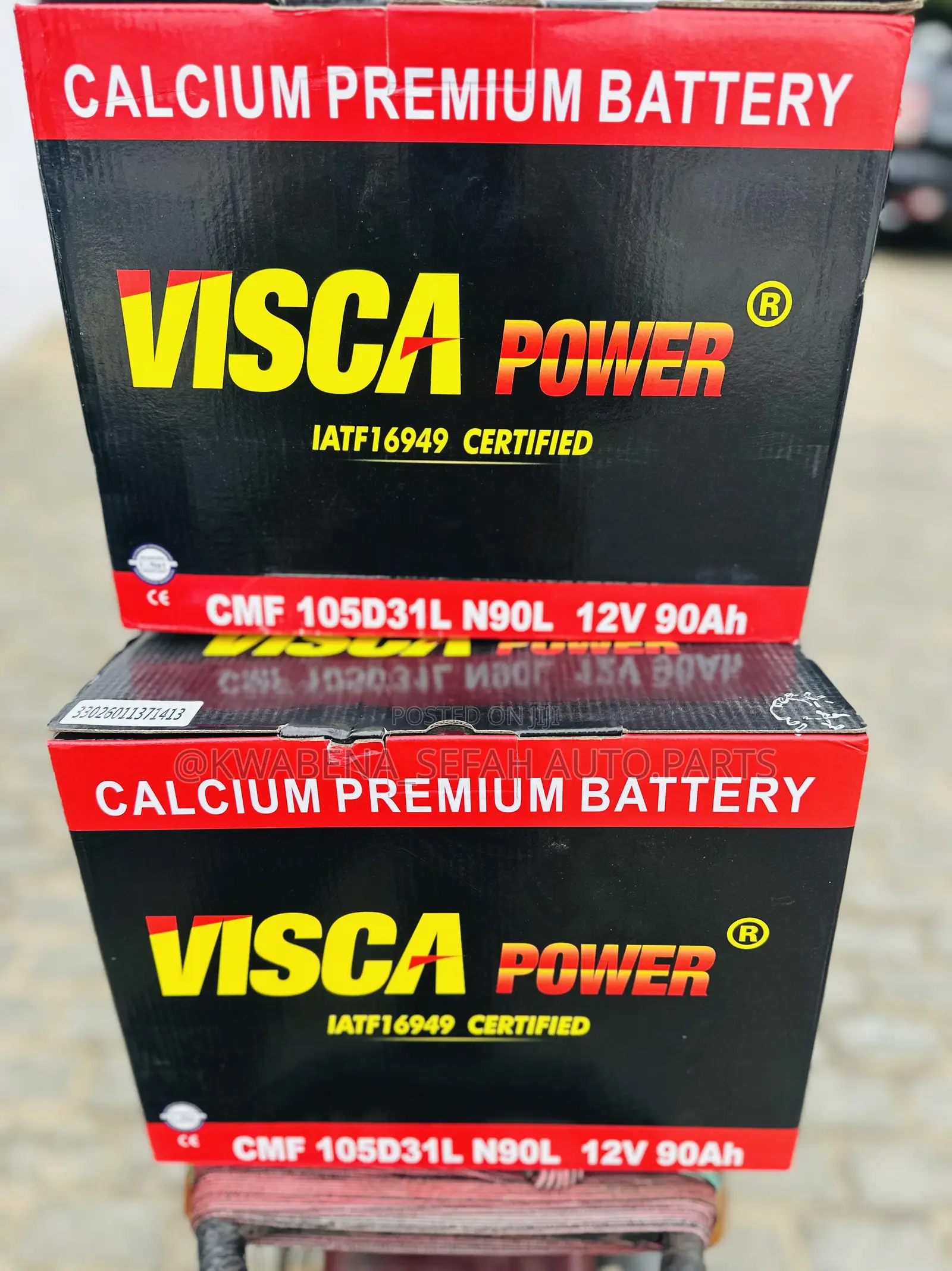 Original Brand New Car Visca Battery Available For All Cars